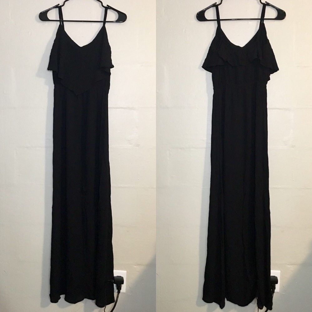 NWT Mudd 100% rayon black maxi dress